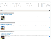 Tablet Screenshot of calistaleahliew.com